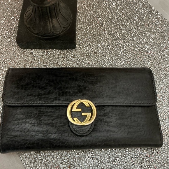 Gucci Interlocking G Continental Wallet Long Wallet - Picture 1 of 15